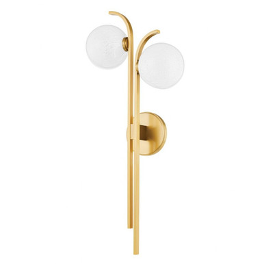 Laval 2 Light Wall Sconce by Hudson Valley - 8425-AGB