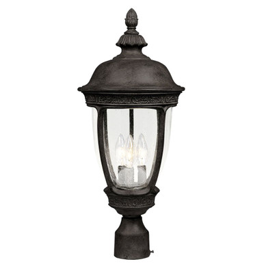 Knob Hill DC 3 Light Outdoor Pole/Post Mount by Maxim  - 3461CDSE