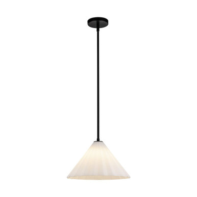 Serena 1 Light Pendant 8.25 Inch Tall and 13.63 Inch Wide by Alora - PD451814MBOP