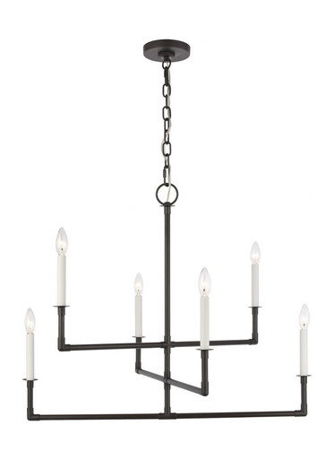 Bayview 6 Light Large Chandelier by Visual Comfort Studio - CC1346