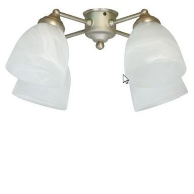 Accessory 36W 4 LED Universal Fan Light Kit 19.25 Inches Wide by Craftmade - LK400-1925