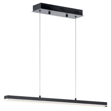 Gorve 1 LED Light Minimalistic Linear Chandelier by Elan - 83593mbk