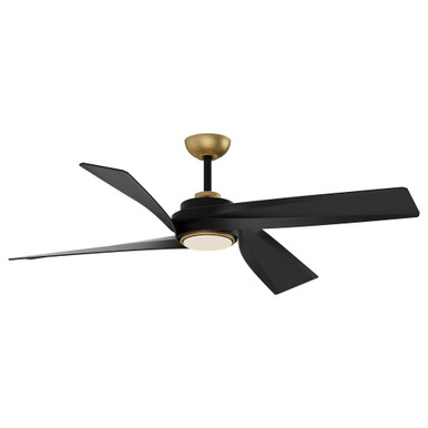 Horizon 4 Blade Ceiling Fan with Light Kit 56 Inches Wide by Kuzco - CF96956