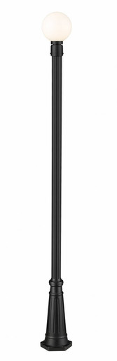 Laurent 1 Light Outdoor Post Mount 105.5 x 10 In by Z-Lite - 597PHM-519P-BK