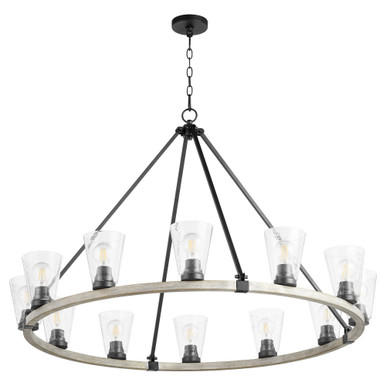 Paxton 12 Light Oversized Chandelier by Quorum - 63-12