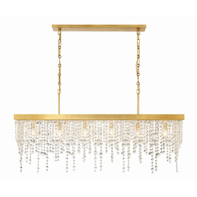 Winham 6 Light Oversized Linear Chandelier by Crystorama - win-617-ga-cl-mwp