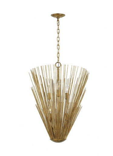 Helios 6 Light Large Pendant by Visual Comfort Studio - ap1146adb