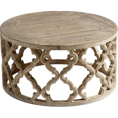 sirah Coffee Table 30.25 Inch Wide by 16 Inch High by Cyan - 10224