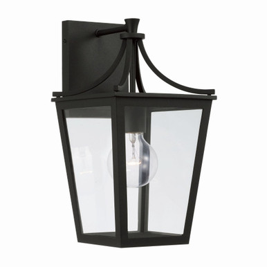 Adair 1 Light Outdoor Wall Lantern by Capital - 947911BK