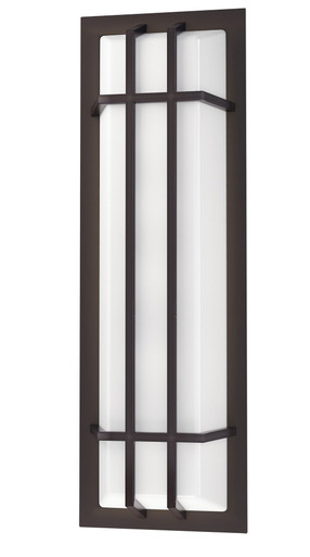 Trilogy 25W 1 LED Outdoor Wall Lantern by Maxim - 55685WTBZ
