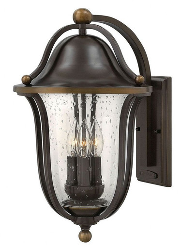 Bolla 3 Light Outdoor Candle Style Wall Lantern by Hinkley - 2645OB