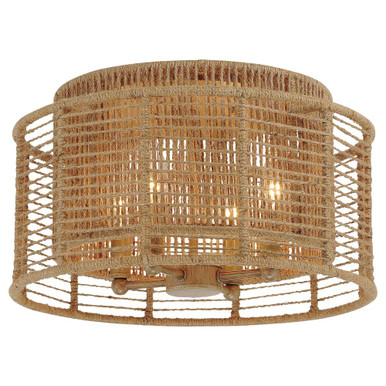 Jayna 4 Light 15 Inch Wide Flush Mount by Crystorama - jay-a5000-bs