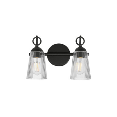 Jackson Hole 2 Light Wall Sconce 9.75 Inch Tall X 14.25 Inch Wide by Maxim - 21392CLBK