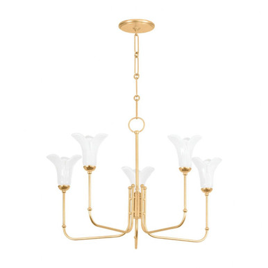Montclair 5 Light Large Chandelier by Hudson Valley - 3345-VGL