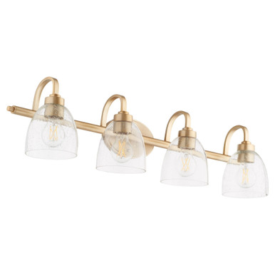 Reyes Four Light Vanity Light by Quorum - 5060-4-280
