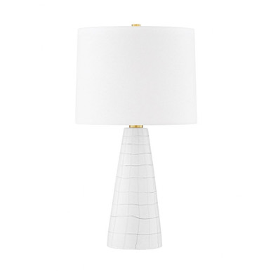 Melinda 1 Light Table Lamp 25.75 x 13.75 Inches by Mitzi - HL735201-AGB