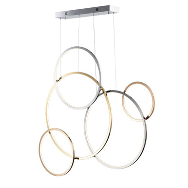Union 5 LED Light Mini Pendant 39.5 Inch Tall by ET2 - E20377-MPLT