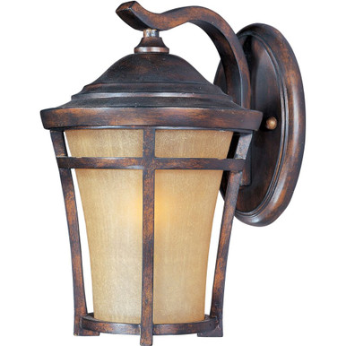 Balboa Vx 1 LED Light Outdoor Wall Lantern by Maxim - 65164GFCO
