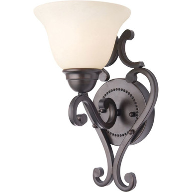 Manor 1 Light Wall Sconce by Maxim - 12211FIOI