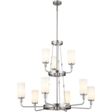 Vetivene 9 Light Oversized 2 Tier Chandelier by Kichler - 52452