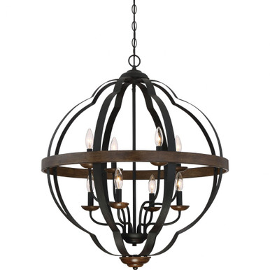 Siren 8 Light Large Chandelier by Quoizel - SRN5208MK