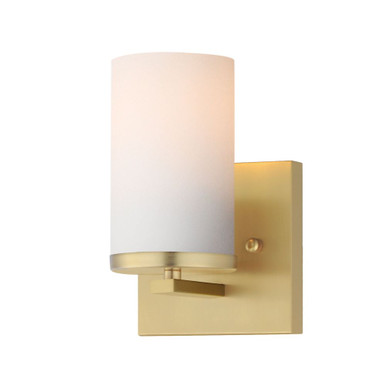 Lateral One Light Vanity Light by Maxim - 10281SWSBR