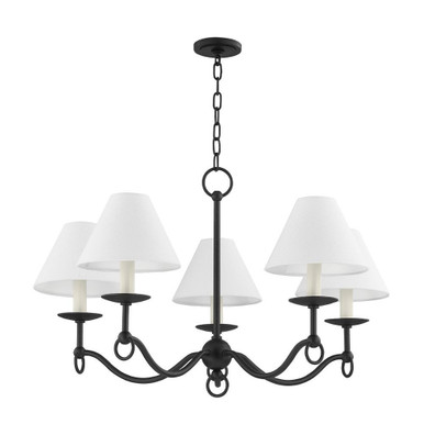 Massi 5 Light Large Chandelier by Troy - F7030-FOR