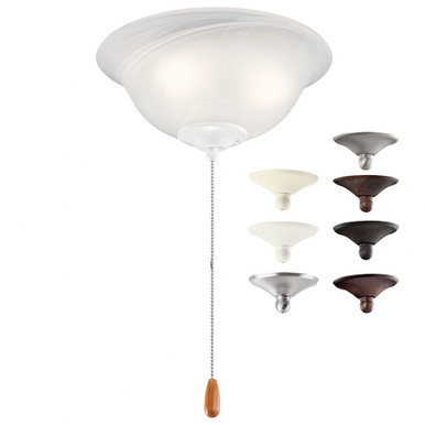 Accessory 11 Inch 4W 3 Led Bowl Ceiling Fan Light Kit by Kichler - 380015mul