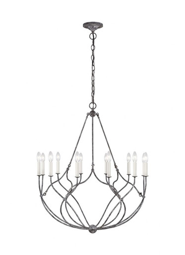 Richmond 12 Light Large Chandelier by Visual Comfort Studio - cc11212wgv