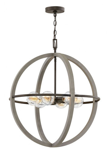 Bodie 6 Light Medium Chandelier by Hinkley - 3426DC