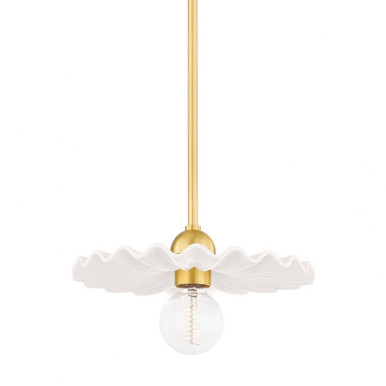 Tinsley 3 Light Large Pendant by Mitzi - H499701-AGB/CCR