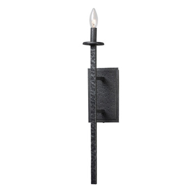 Anvil 1 Light Candle Style Wall Sconce by Maxim - 30301NI