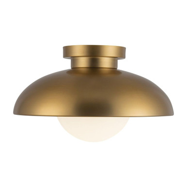 Rubio 1 Light 10.88 Inch Wide Flush Mount by Alora - FM522012