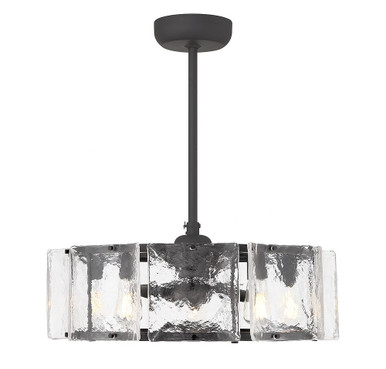 Genry 40W 5 LED Fandelier In Coastal Style 27 Inches Wide by Savoy House - 27-FD-8201