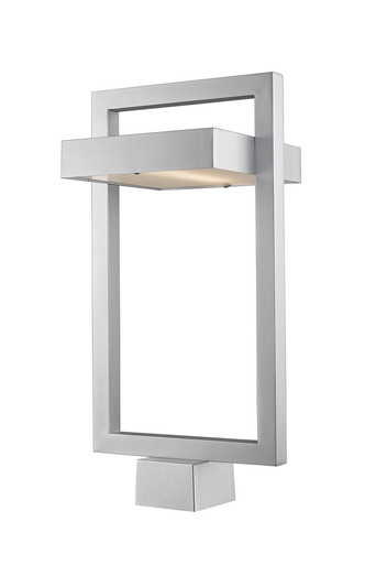 Luttrel 12W 1 LED Outdoor Post Mount Lantern 10.5 x 21.63 Inches by Z-Lite - 566PHBS-SL-LED