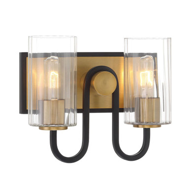 Orla 2 Light Bath Vanity 10.25 Inch Tall X 12.25 Inch Wide by Minka Lavery - 3762-876