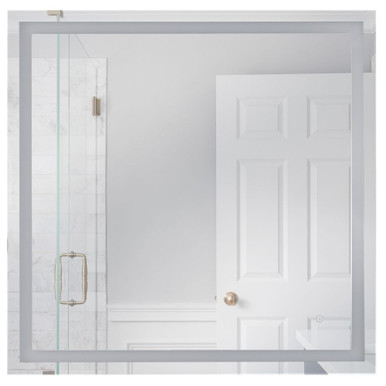 Dwight 32W 1 LED Square Front/Back Lit Mirror 36 Inch Wide by Craftmade - MIR3610SQ-W3C