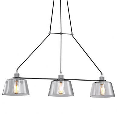 Audiophile 3 Light Small Linear Island by Troy - F6154-OS/PA