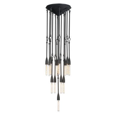 Pioneer 13 Light Medium Pendant by Maxim - 27719AR