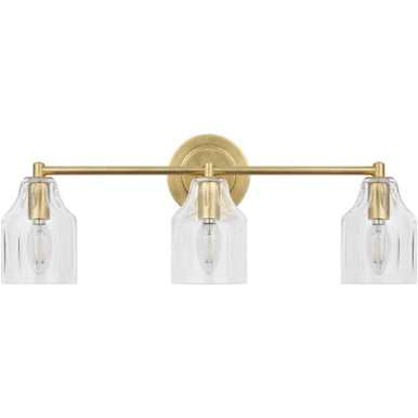 Augusta 3 Light Bath Vanity 8.25 X 22 Inch Wide by Visual Comfort Studio - AV1013GD