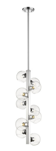 Marquee 10 Light Small Pendant by Z-Lite - 455-10CH