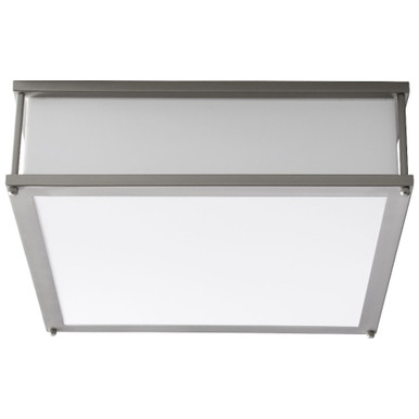 Modulo 10.1W 2 LED 16 Inch Wide Flush Mount with Emergency by Oxygen - 3-683-EM