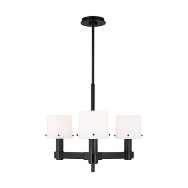 Palma 3 Light Small Chandelier 24.5 Inch W by 18.38 Inch H by VC Studio - TC1123