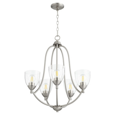 Barkley 5 Light Medium Chandelier by Quorum 6069-5 - 6069-5