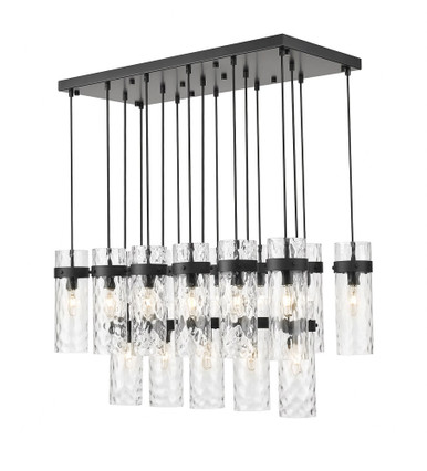 Fontaine 17Light Linear Chandelier 15 Inch Tall X 20.25 Inch Wide By Z-Lite - 7002P5-17L