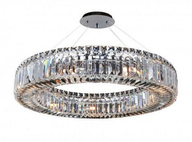 Rondelle 9 Light Large Pendant by Allegri - 11704-010-FR001