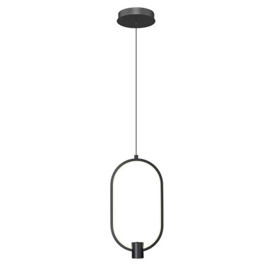 Saros 19W 1 LED Pendant 17.25 Inch Tall and 8.75 Inch Wide by Z Lite - 4101-8MB-LED