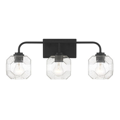 Baldwin 3 Light Bath Vanity 9.5 Inch Tall and 24 Inch Wide by Savoy House - L8-4399-3