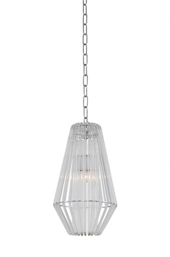 Taza 1 Light Small Pendant by Kalco - 508410CH