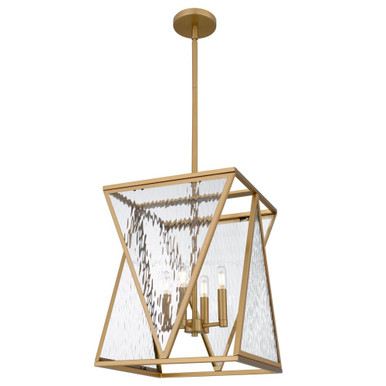 Clovis 15W 4 LED Pendant 18.75 Inch Tall and 14 Inch Wide by Quoizel - CLO1814